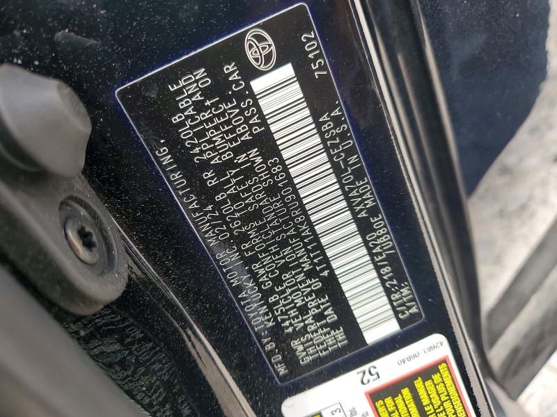 53425356 :رقم المزاد ، 4T1T11AK8RU901683 vin ، 2024 Toyota Camry مزاد بيع
