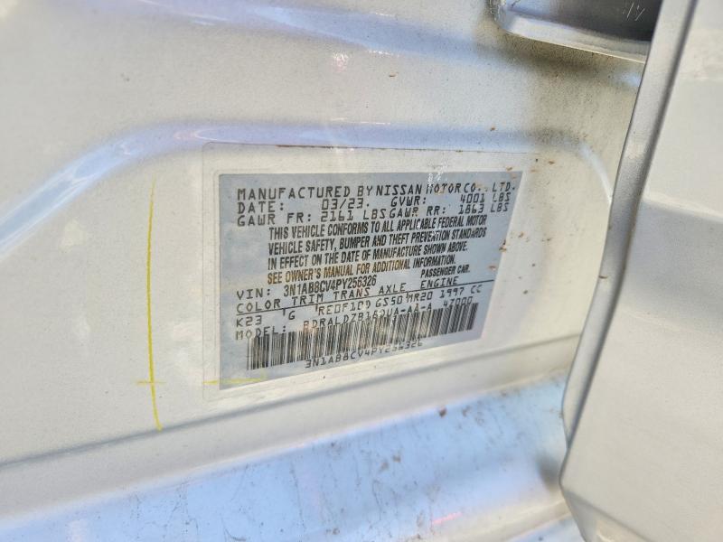 54826906 :رقم المزاد ، 3N1AB8CV4PY256326 vin ، 2023 Nissan Sentra مزاد بيع