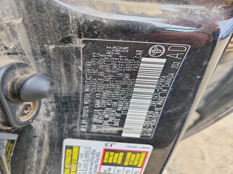 52338016 :رقم المزاد ، 2T1BU4EE7DC002865 vin ، 2013 Toyota Corolla مزاد بيع