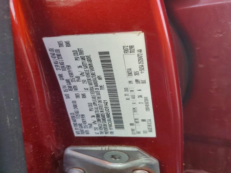 54270446 :رقم المزاد ، 1FMCU0J99EUD51421 vin ، 2014 Ford Escape مزاد بيع