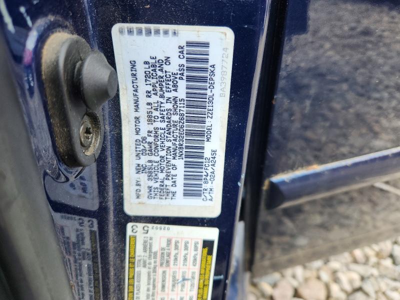 53339636 :رقم المزاد ، 1NXBR32E06Z687115 vin ، 2006 Toyota Corolla مزاد بيع