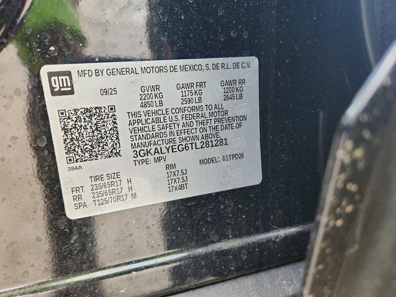 Aukcja sprzedaży 2026 Gmc Terrain, vin: 3GKALYEG6TL281281, numer aukcji: 53337986