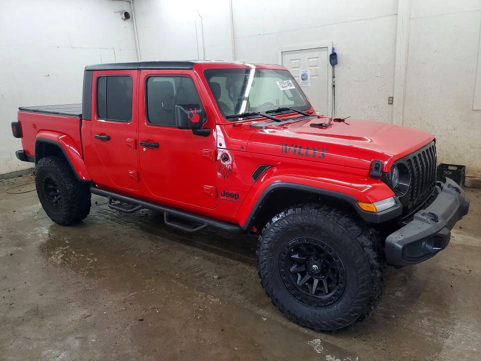 52251496 :رقم المزاد ، 1C6HJTAG4ML570852 vin ، 2021 Jeep Gladiator مزاد بيع