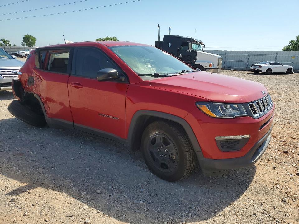 53398376 :رقم المزاد ، 3C4NJCABXLT134073 vin ، 2020 Jeep Compass مزاد بيع