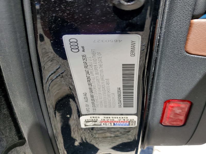 Продаж на аукціоні авто 2021 Audi A4, vin: WAUDAAF40MA028344, номер лоту: 52704196