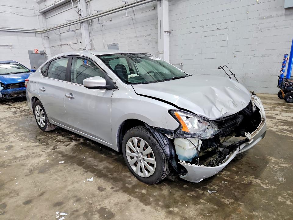 2014 Nissan Sentra მანქანა იყიდება აუქციონზე, vin: 1N4AB7AP1EN855258, აუქციონის ნომერი: 55150316