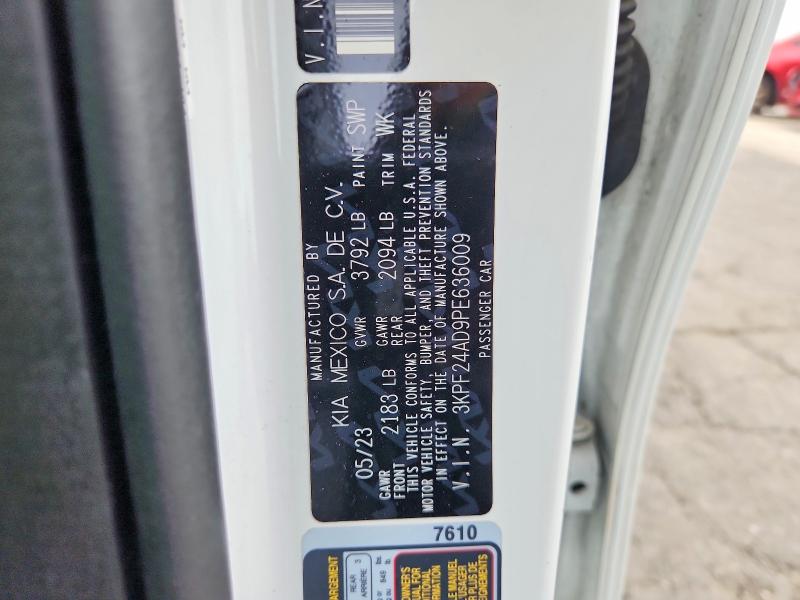 Aukcja sprzedaży 2023 Kia Forte, vin: 3KPF24AD9PE636009, numer aukcji: 53464296