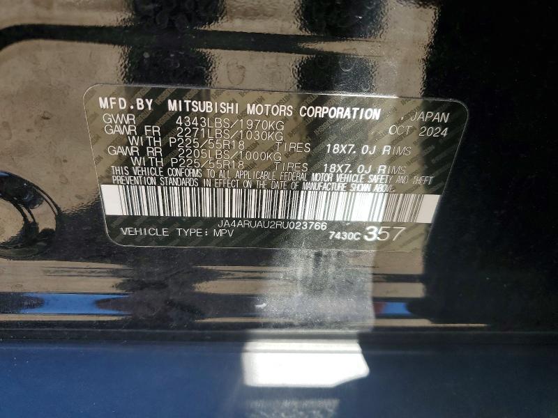 Продажа на аукционе авто 2024 Mitsubishi Outlander Sport, vin: JA4ARUAU2RU023766, номер лота: 53555236