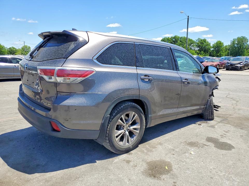 53757736 :رقم المزاد ، 5TDJKRFH6FS104904 vin ، 2015 Toyota Highlander مزاد بيع