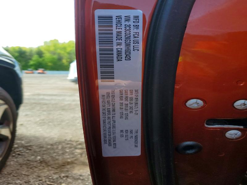 2021 Dodge Challenger მანქანა იყიდება აუქციონზე, vin: 2C3CDZKG3MH603420, აუქციონის ნომერი: 52920466