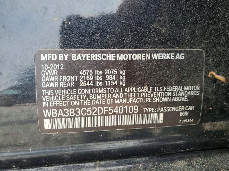 Продажа на аукционе авто 2013 Bmw 328, vin: WBA3B3C52DF540109, номер лота: 53089226