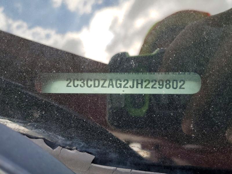 Продаж на аукціоні авто 2018 Dodge Challenger, vin: 2C3CDZAG2JH229802, номер лоту: 52178626