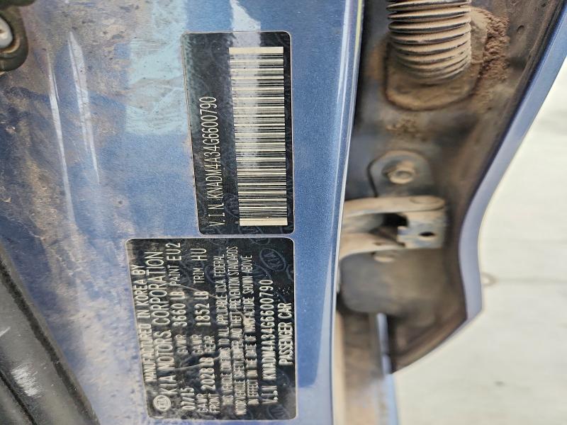 Продаж на аукціоні авто 2016 Kia Rio, vin: KNADM4A34G6600790, номер лоту: 54444736