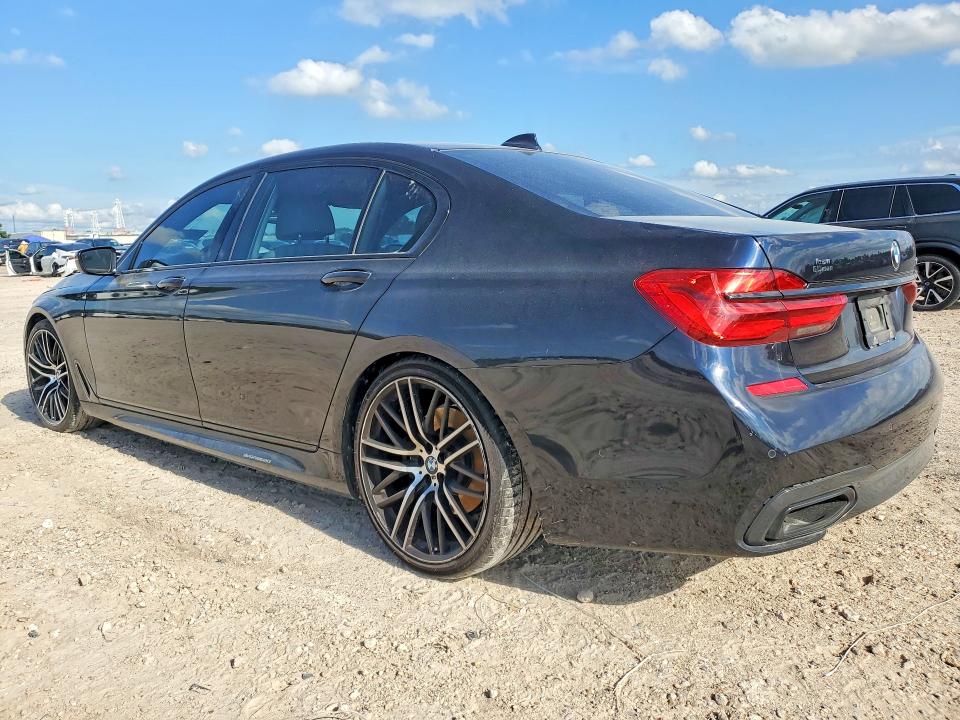 2016 Bmw 740 მანქანა იყიდება აუქციონზე, vin: WBA7E2C52GG739078, აუქციონის ნომერი: 54928826