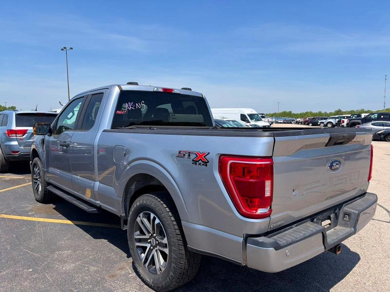 54476836 :رقم المزاد ، 1FTEX1EP3MFC90380 vin ، 2021 Ford F150 مزاد بيع
