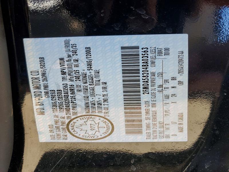 2004 Ford Freestar მანქანა იყიდება აუქციონზე, vin: 2FMDA58204BA03563, აუქციონის ნომერი: 53219466