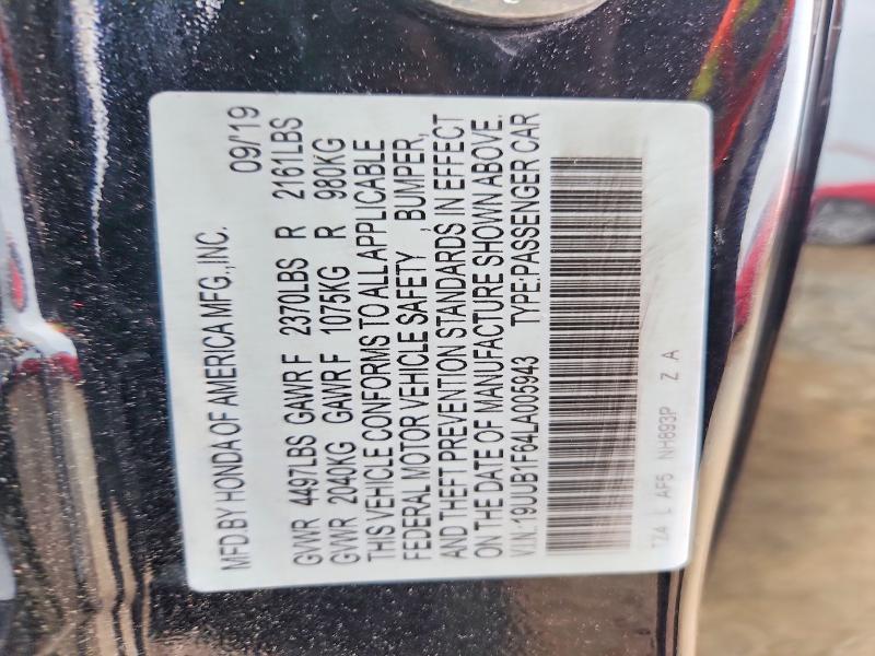 Aukcja sprzedaży 2020 Acura Tlx, vin: 19UUB1F64LA005943, numer aukcji: 54902216