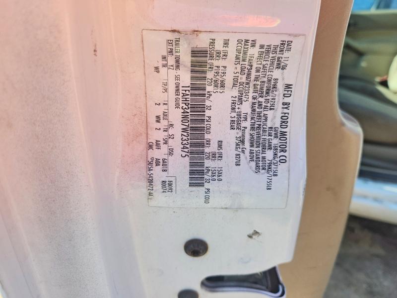 Aukcja sprzedaży 2007 Ford Focus, vin: 1FAHP34N07W233475, numer aukcji: 52059136