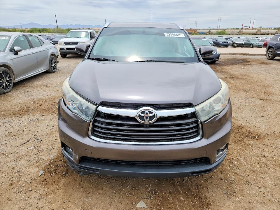 52506866 :رقم المزاد ، 5TDYKRFH1FS087590 vin ، 2015 Toyota Highlander مزاد بيع