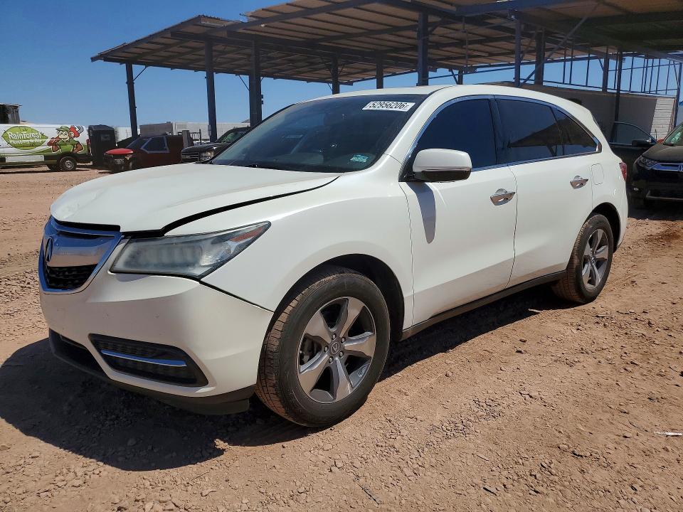 Auction sale of the 2015 Acura Mdx, vin: 5FRYD3H20FB001589, lot number: 52956206