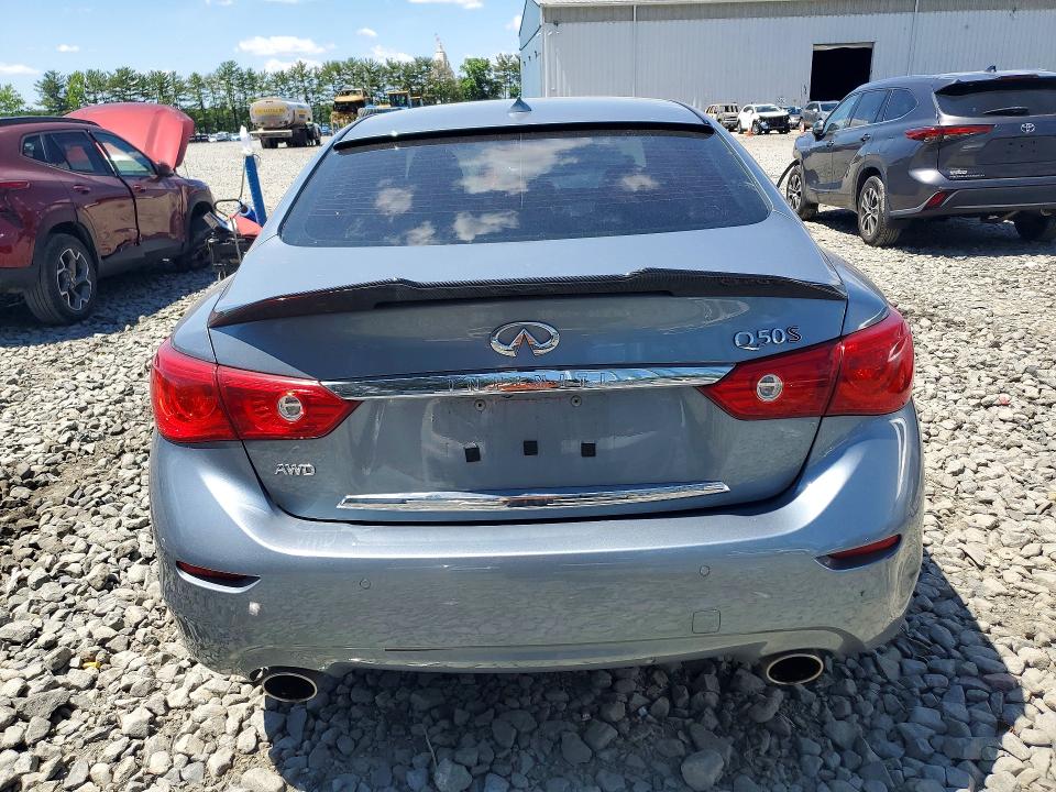 2014 Infiniti Q50 მანქანა იყიდება აუქციონზე, vin: JN1BV7AR2EM703523, აუქციონის ნომერი: 55670916