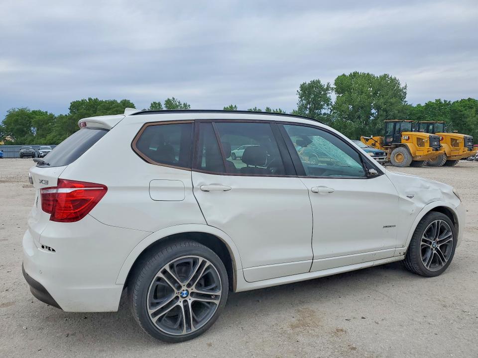2016 Bmw X3 მანქანა იყიდება აუქციონზე, vin: 5UXWX9C53G0D78309, აუქციონის ნომერი: 54313406