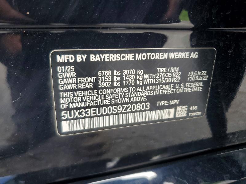Aukcja sprzedaży 2025 Bmw X5, vin: 5UX33EU00S9Z20803, numer aukcji: 52886986