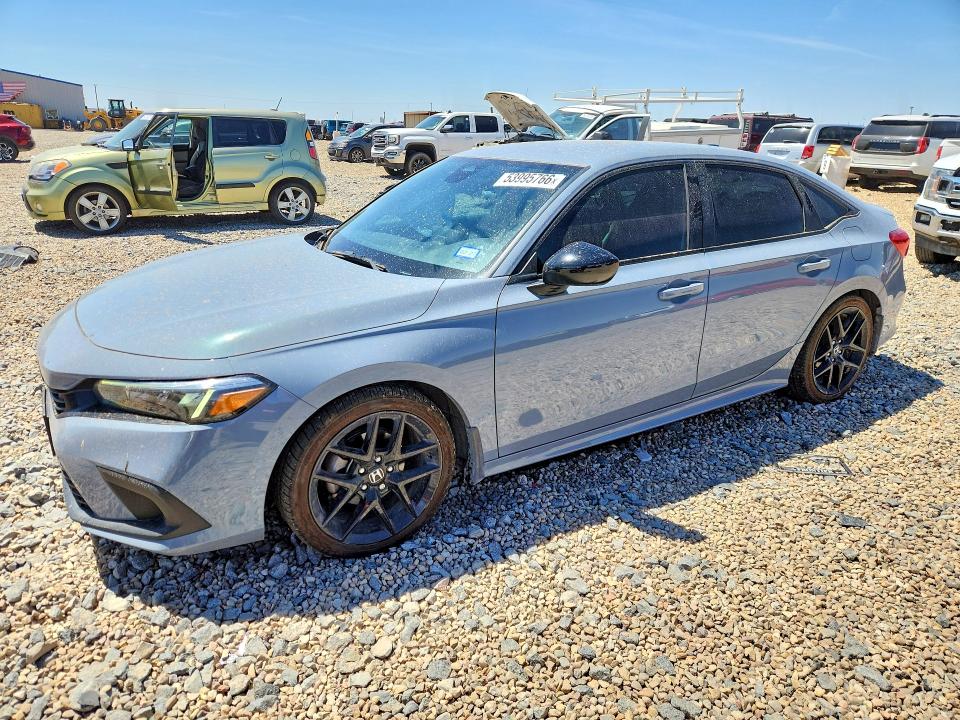 53995766 :رقم المزاد ، 2HGFE2F57NH590325 vin ، 2022 Honda Civic مزاد بيع