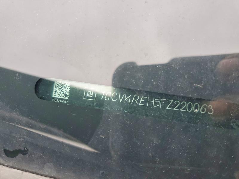 54283506 :رقم المزاد ، 1GCVKREH5FZ220063 vin ، 2015 Chevrolet Silverado مزاد بيع
