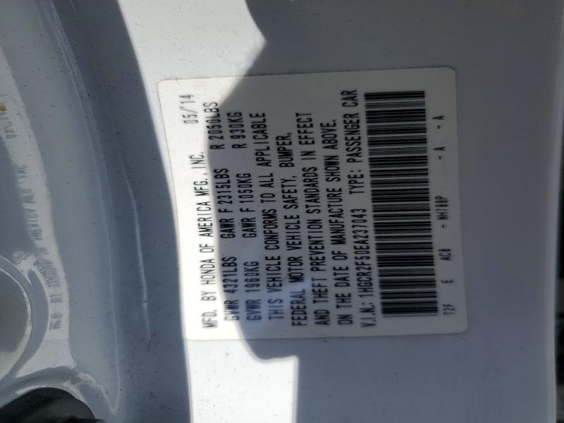 Продаж на аукціоні авто 2014 Honda Accord, vin: 1HGCR2F50EA237043, номер лоту: 54547246