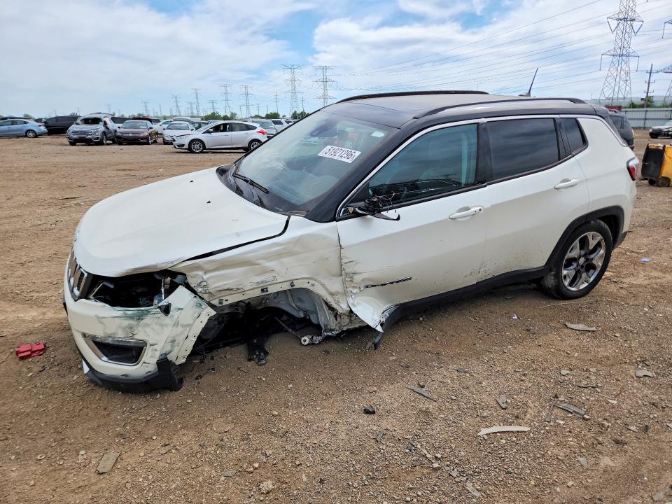 51921296 :رقم المزاد ، 3C4NJDCBXMT500120 vin ، 2021 Jeep Compass مزاد بيع