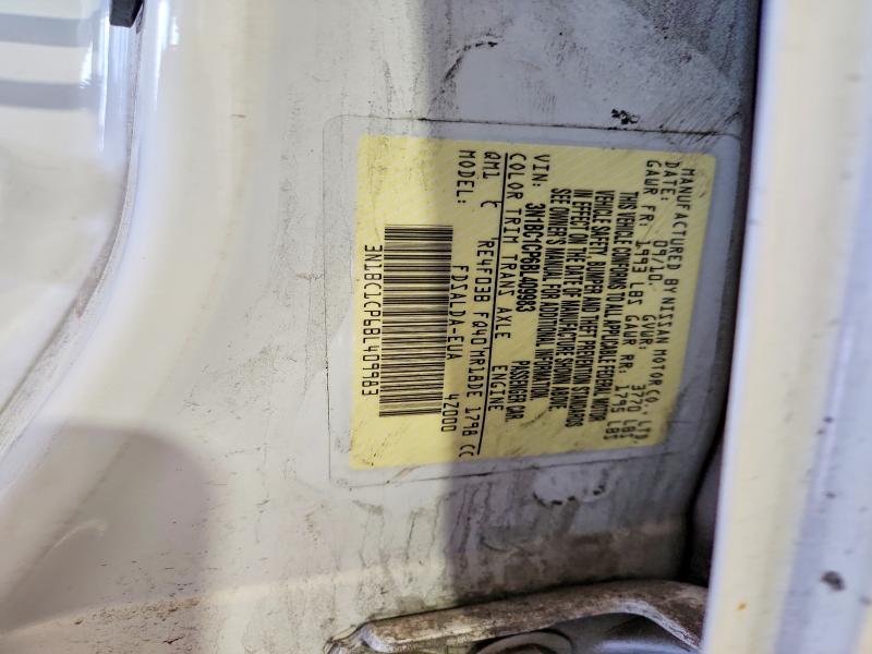 53458206 :رقم المزاد ، 3N1BC1CP6BL409983 vin ، 2011 Nissan Versa مزاد بيع