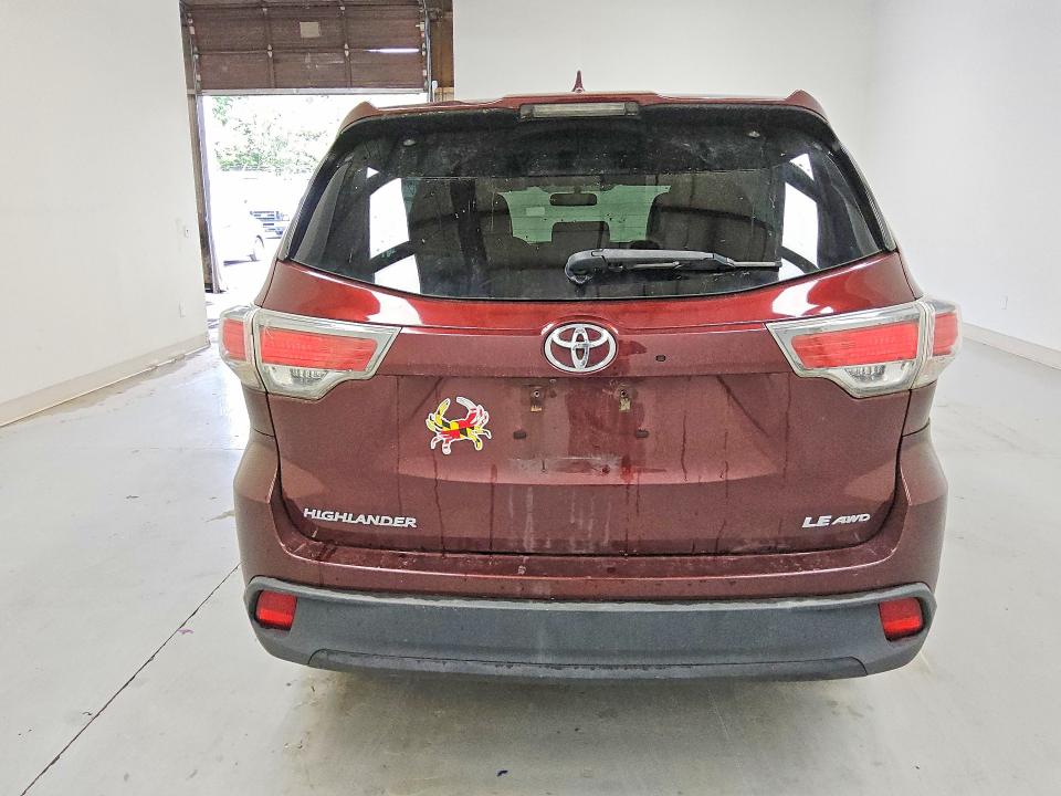 52150246 :رقم المزاد ، 5TDBKRFH7GS264716 vin ، 2016 Toyota Highlander مزاد بيع