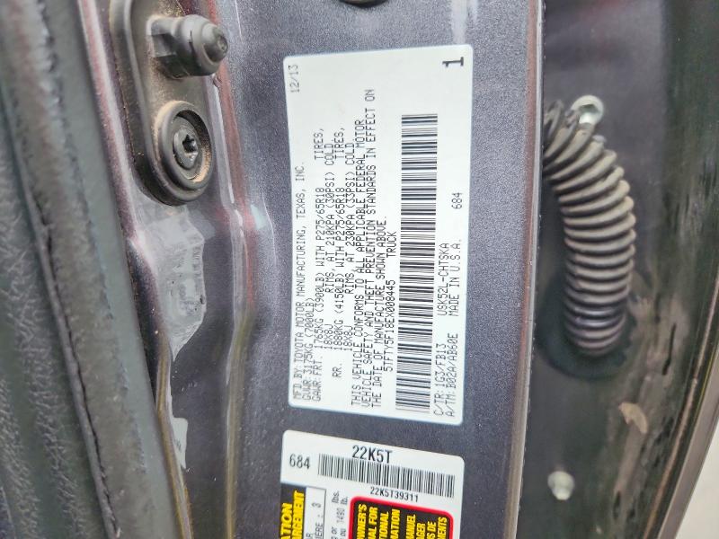 Продажа на аукционе авто 2014 Toyota Tundra, vin: 5TFTY5F18EX008445, номер лота: 54464476