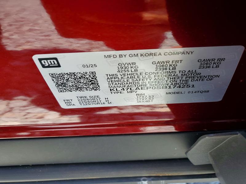 Продаж на аукціоні авто 2025 Buick Envista, vin: KL47LAEP0SB174251, номер лоту: 55058226