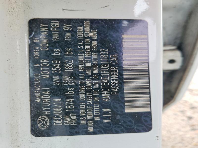 54893086 :رقم المزاد ، KMHCT5AE1FU211832 vin ، 2015 Hyundai Accent مزاد بيع