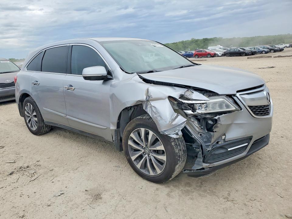 53070116 :رقم المزاد ، 5FRYD4H48GB015619 vin ، 2016 Acura Mdx مزاد بيع