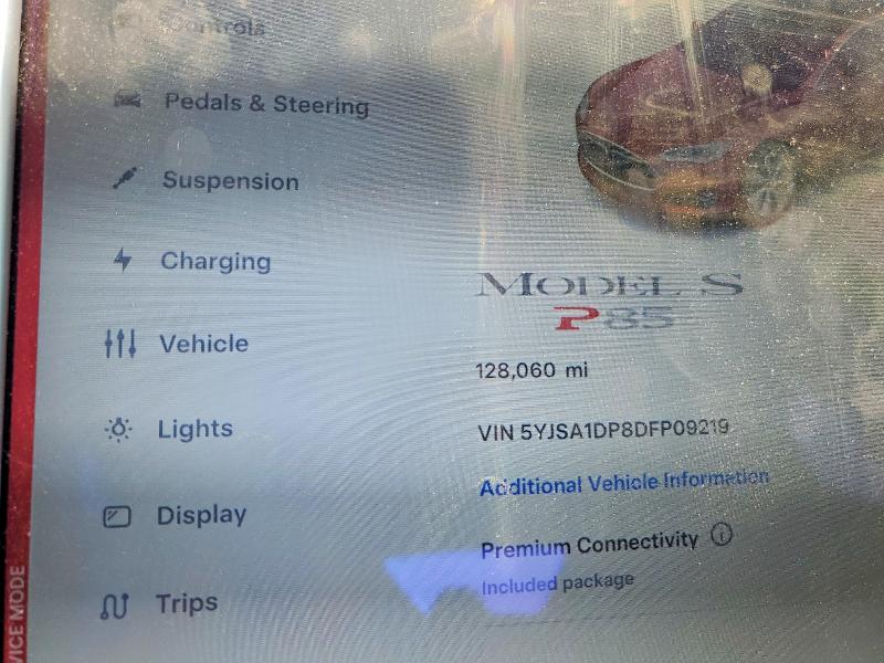 Aukcja sprzedaży 2013 Tesla Model S, vin: 5YJSA1DP8DFP09219, numer aukcji: 50295506