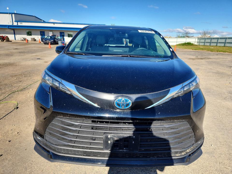 53541416 :رقم المزاد ، 5TDYSKFC1SS185704 vin ، 2025 Toyota Sienna مزاد بيع