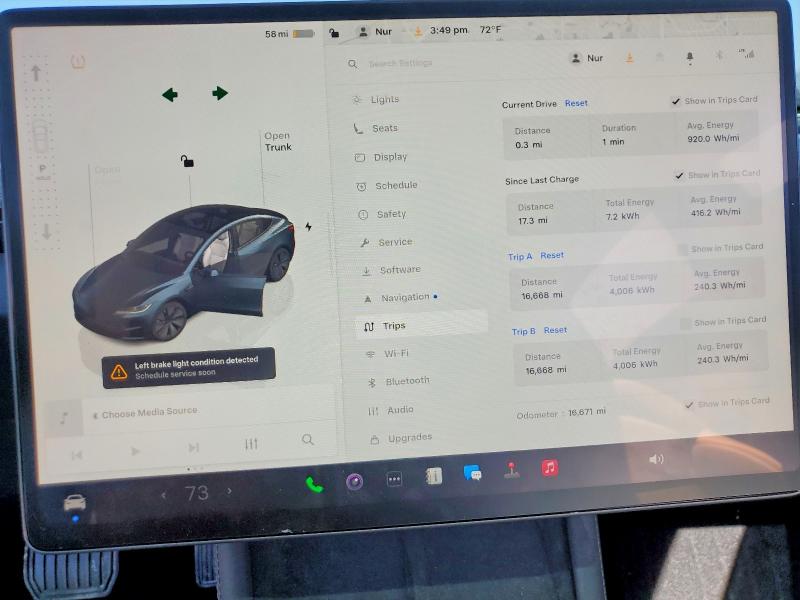 Aukcja sprzedaży 2025 Tesla Model 3, vin: 5YJ3E1EB7SF940492, numer aukcji: 53629766
