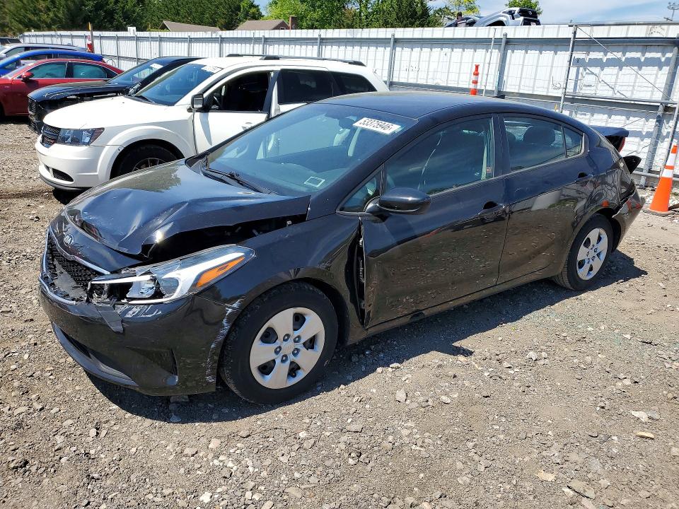 53375946 :رقم المزاد ، 3KPFL4A78JE280666 vin ، 2018 Kia Forte مزاد بيع