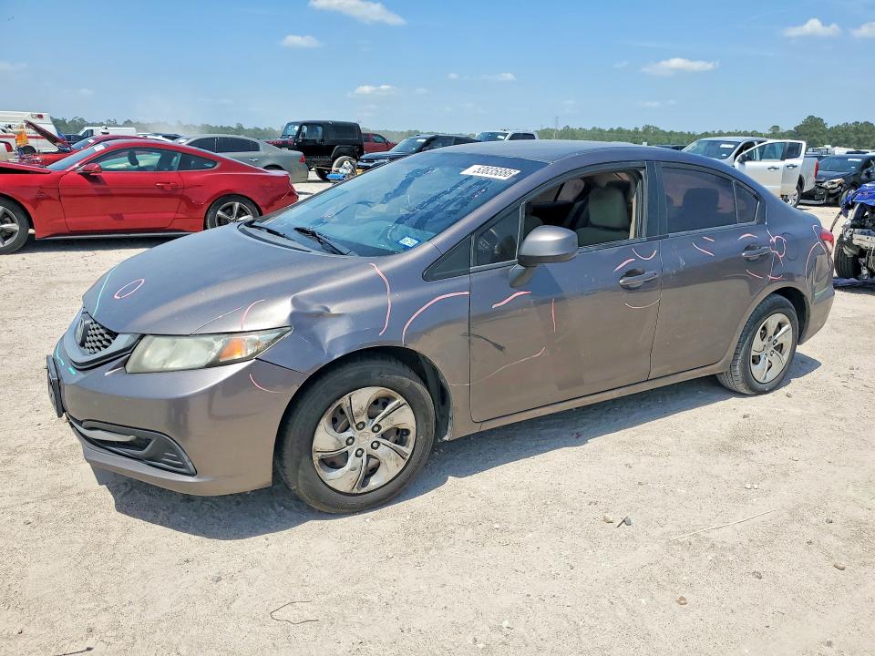 Продажа на аукционе авто 2013 Honda Civic, vin: 19XFB2E51DE099302, номер лота: 53835886