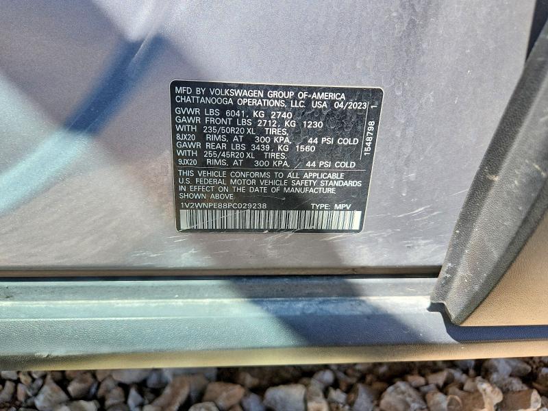 52426916 :رقم المزاد ، 1V2WNPE88PC029238 vin ، 2023 Volkswagen Id.4 مزاد بيع