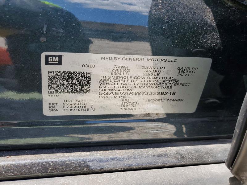 Продажа на аукционе авто 2018 Buick Enclave, vin: 5GAEVAKW7JJ228248, номер лота: 52476506