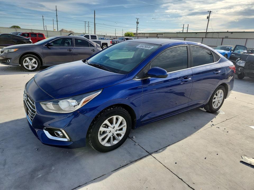 2022 Hyundai Accent მანქანა იყიდება აუქციონზე, vin: 3KPC24A68NE187844, აუქციონის ნომერი: 55429536