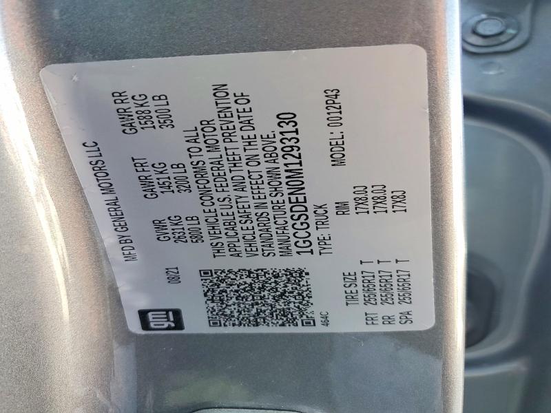 Aukcja sprzedaży 2021 Chevrolet Colorado, vin: 1GCGSDEN0M1293130, numer aukcji: 53140646
