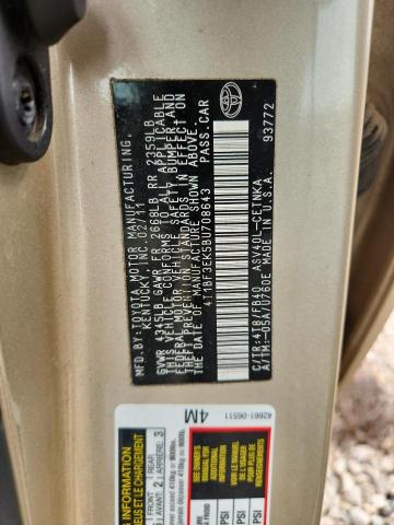 2011 Toyota Camry მანქანა იყიდება აუქციონზე, vin: 4T1BF3EK5BU708643, აუქციონის ნომერი: 55000576