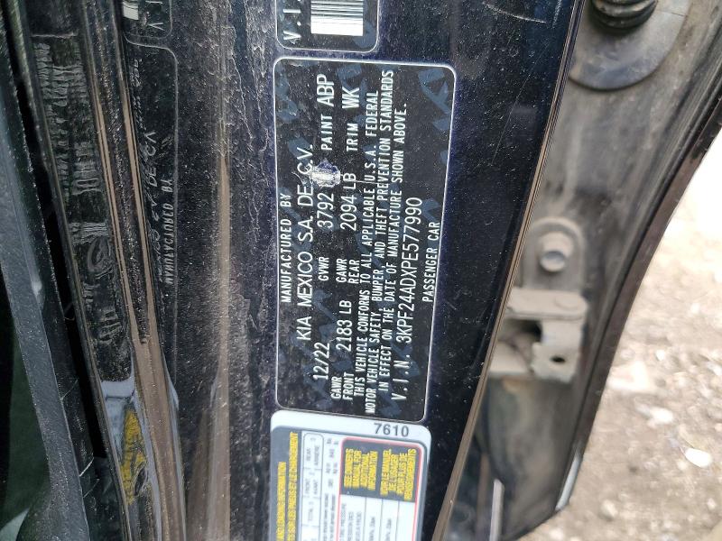 Продаж на аукціоні авто 2023 Kia Forte, vin: 3KPF24ADXPE577990, номер лоту: 53548016