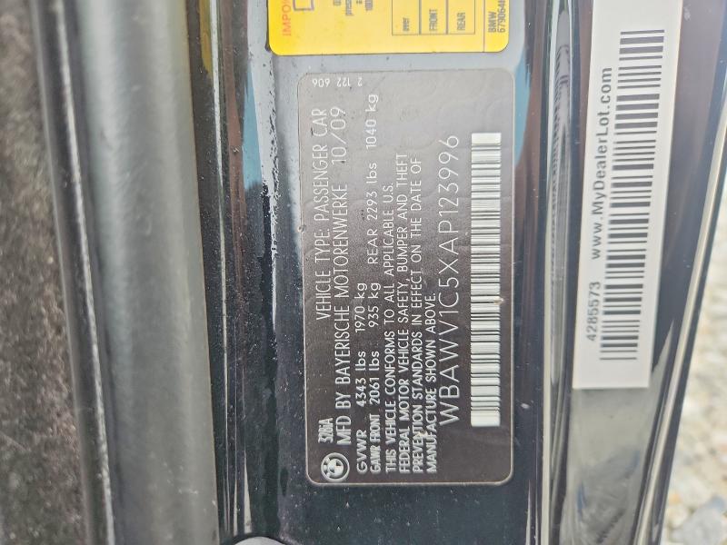 Продажа на аукционе авто 2010 Bmw 328i, vin: WBAWV1C5XAP123996, номер лота: 54653686