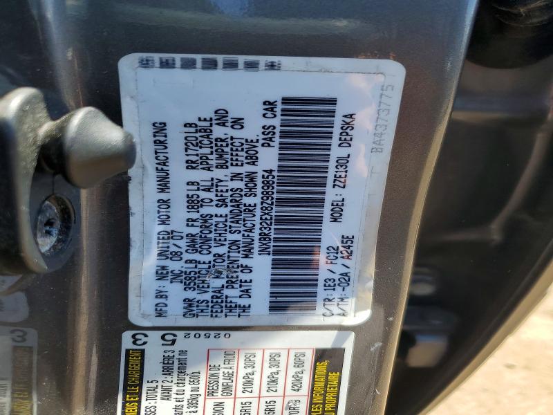 Продажа на аукционе авто 2008 Toyota Corolla, vin: 1NXBR32EX8Z989854, номер лота: 52928096